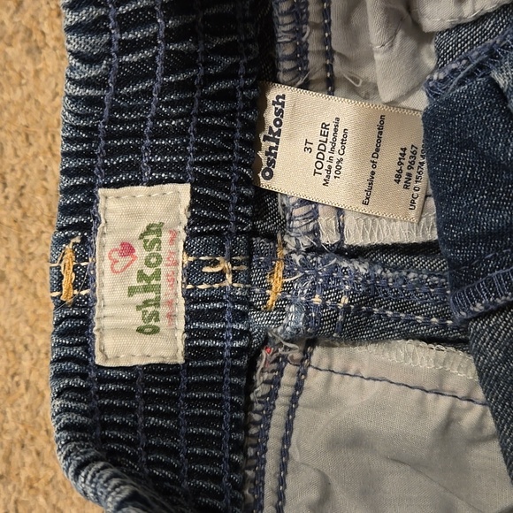 Osh Kosh girl's jeans & matching top outfit 3T - Picture 4 of 5